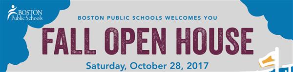 2017 Fall Open House Banner 2017 Fall Open House Banner